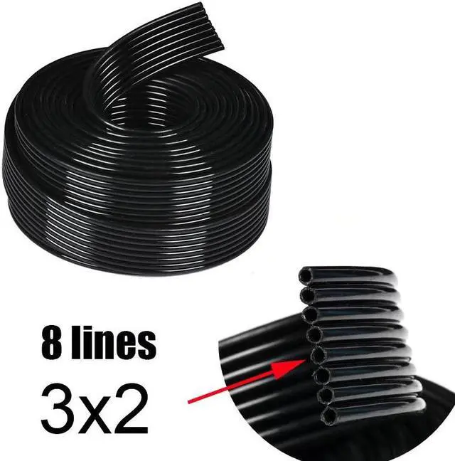 Main image of 1Meter Universal CISS UV ink tube 8line ways forepson-printhead pipe/Mimaki Mutoh Xuli Galaxy printer ink hose UV(3x2mm UV 8 lines)