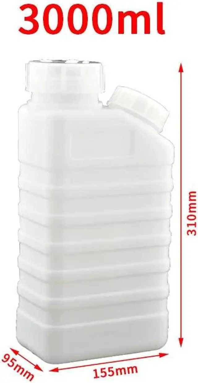 Main image of 1 PC different Volume Corrosion resistant White UV Eco solven empty ink box ink tank ink kettle for eco solvent and UV printer(3000ML White)
