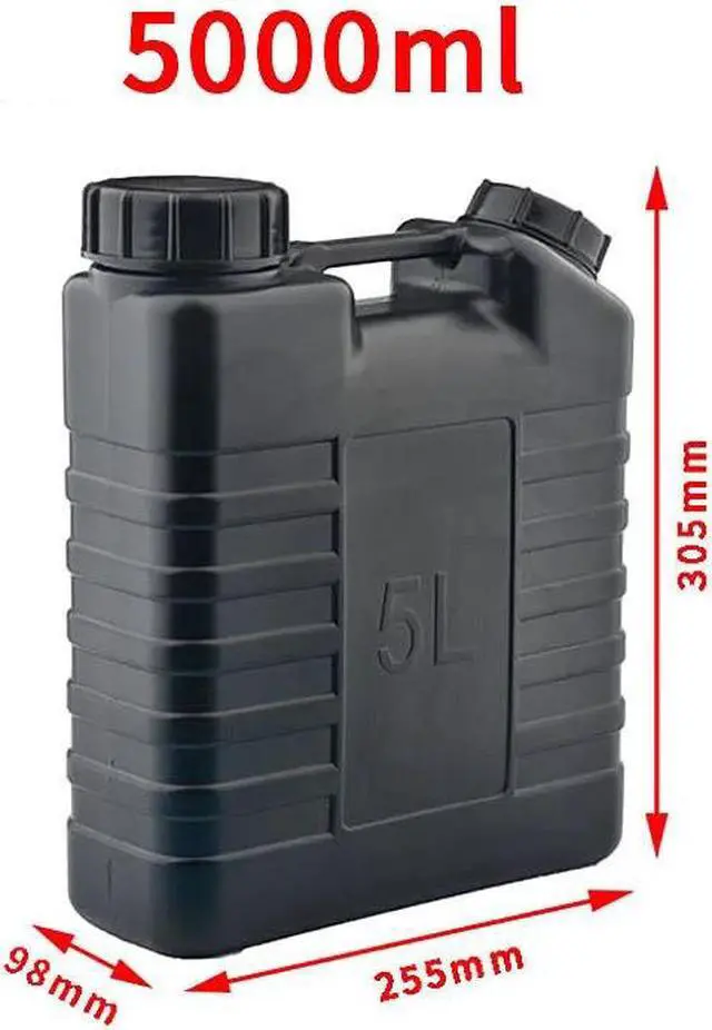 Main image of 1 PC different Volume Corrosion resistant White UV Eco solven empty ink box ink tank ink kettle for eco solvent and UV printer(5000ML Black)