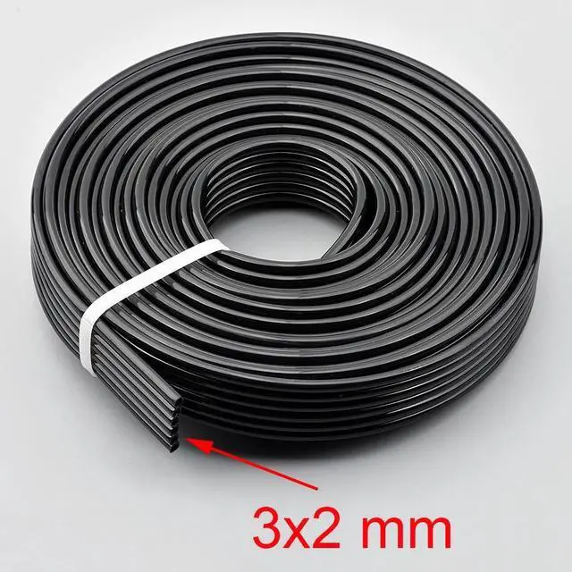 Main image of 10Meter UV ink tube 6 lines ways forepson-DX4 DX5 DX7 head pipe Formimaki-Mutoh Xuli Galaxy printer ink hose UV(Black 3x2 mm)