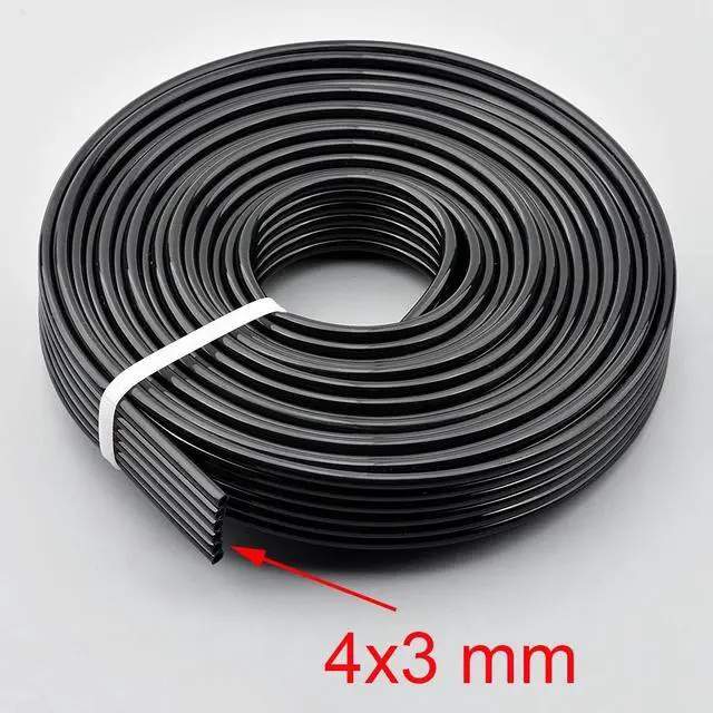 Main image of 10Meter UV ink tube 6 lines ways forepson-DX4 DX5 DX7 head pipe Formimaki-Mutoh Xuli Galaxy printer ink hose UV(Black 4x3mm)