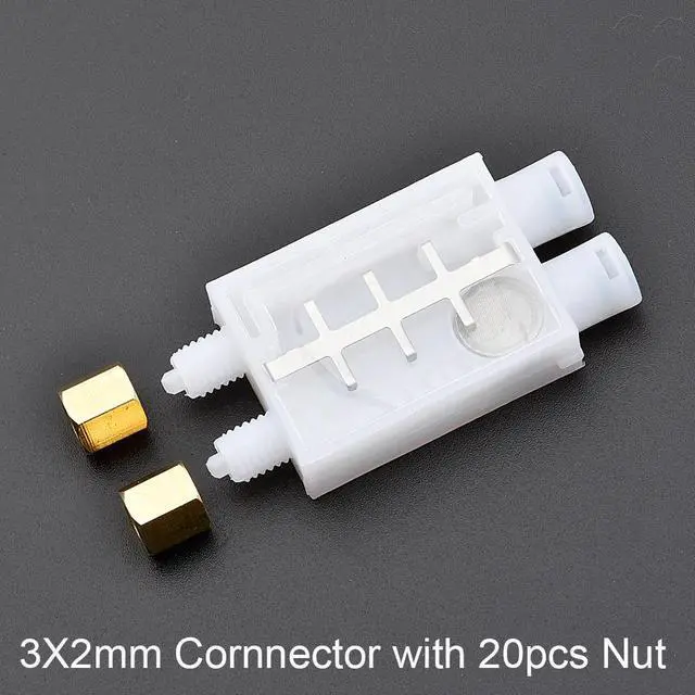 Main image of 20PCS DX7 printhead ink damper forepson-DX7 F189010 print head ink dumper For Zhongye Titan-jet Witcolor inkjet printer plotter(3x2mm with NUT)