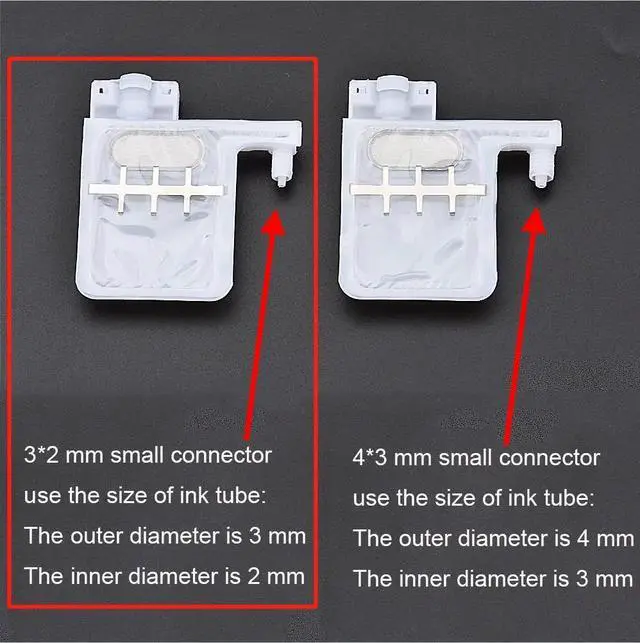 Main image of 50PCS DX5 Big Ink Damper Forepson-XP600 TX800 DX5 DX7 4720 I3200 Mutoh For Galaxy Xuli printer ink dumper filter(Damper 3x2mm)