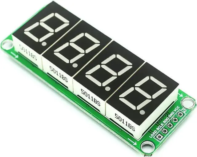 Main image of Static drive 4 segment Digital Tube LED Display Module 2 Digital 74HC595 tube(4 segment)