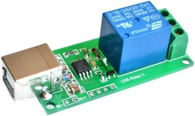 Alt view image 2 of 3 - 5V USB Relay 1 Channel Programmable Computer Control For Smart Home