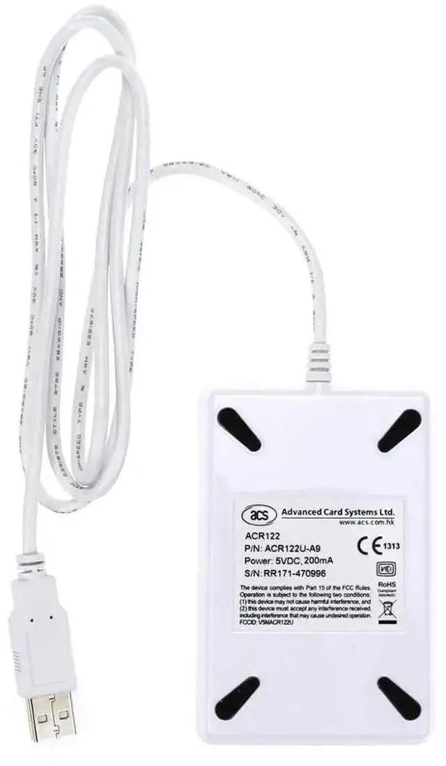 Alt view image 3 of 6 - ACR122U NFC RFID Reader USB Smart Card Writer SDK M-ifare Copy Clone Software Copier Duplicator Writable S50 13.56mhz UID(ACR122U)