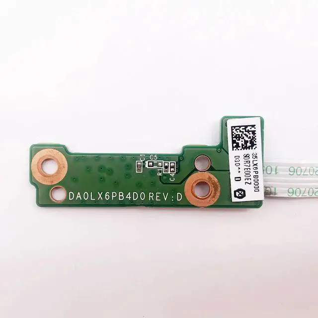 Alt view image 5 of 5 - For  Pavilion Dv6 DV6-3000 DV6T-3000 DV6-3025DX Laptop Power Button Board with Cable switch Repairing Accessories DA0LX6PB4D0