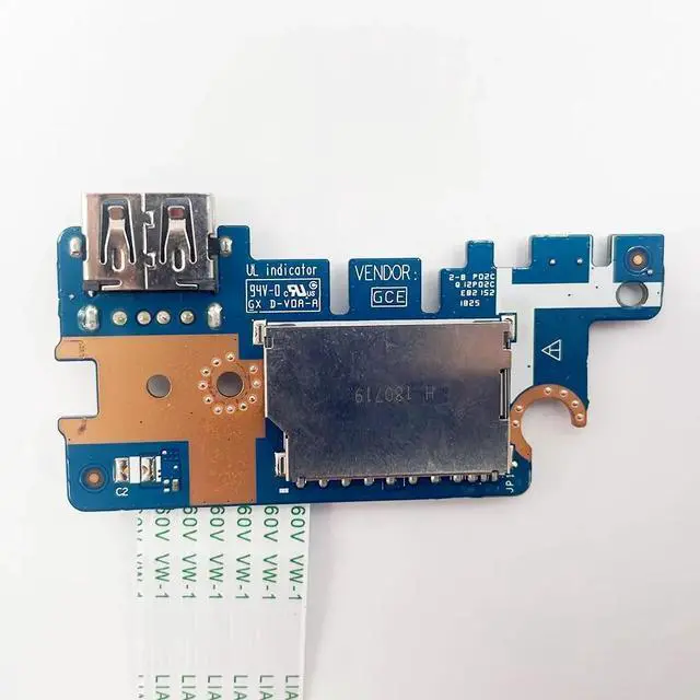 Alt view image 4 of 5 - For  15-BS 15-BW 250 G6 255 G6 TPN-C129 TPN-C130 laptop Card reader USB Jack board CSL50 LS-E795P