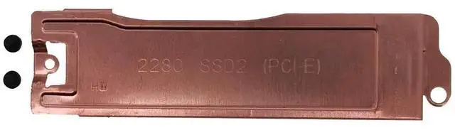 Alt view image 2 of 5 - M.2 SSD2 Heatsink For   DI  ER XPS 17 9700 9710 Precision 17 5750 5760 M5750 M5760 laptop M.2 pcie SATA 2280 SSD Hard Drive Mounting Bracket Heatsink