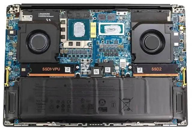 Alt view image 3 of 5 - For   DI  ER Precision 16 5680 M5680 Laptop M.2 Pcie 2280 SSD Hard Drive Mounting Bracket Heatsink SSD2 0K9RR6