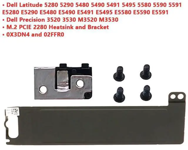 Main image of For   DI  ER Latitude E5280 E5290 E5480 E5490 E5491 E5495 E5580 E5590 E5591 laptop M.2 2280 SSD Hard Drive Mounting Bracket Heatsink
