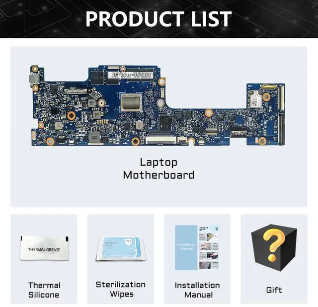 Alt view image 6 of 6 - Model8(i5-8200Y 4GB 64GB)
For  Higerformance Mainboard C434TA Laptop Motherboard C434 C434T CPU M3 M5 M7 4GB 8GB RAM ed
