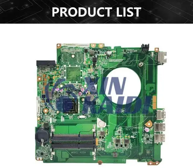 Alt view image 3 of 6 - Model2(UMA A4-6210 14inch)
For  Pavilion 15" 15-P Motherboard DAY22AMB6E0 AM6210 AM6310 AM6410 767978-501 763421-501 DDR3 17Z-F000 17-F Mainboard