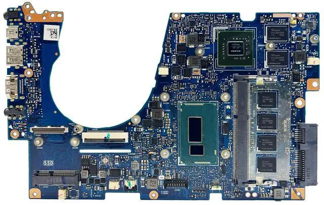 Alt view image 2 of 6 - Model7(I3-4th-GT840M-V2G)
UX303L Mainboard For  UX303LN UX303LB UX303LA U303LN Laptop Motherboard With CPU i3 i5 i7 4th/5th Gen 4GB RAM