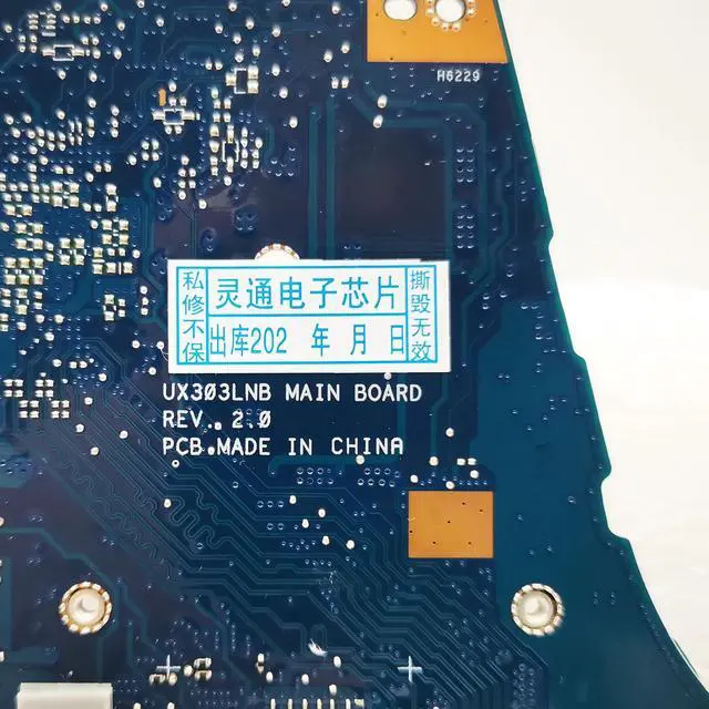 Alt view image 5 of 6 - Model7(I3-4th-GT840M-V2G)
UX303L Mainboard For  UX303LN UX303LB UX303LA U303LN Laptop Motherboard With CPU i3 i5 i7 4th/5th Gen 4GB RAM