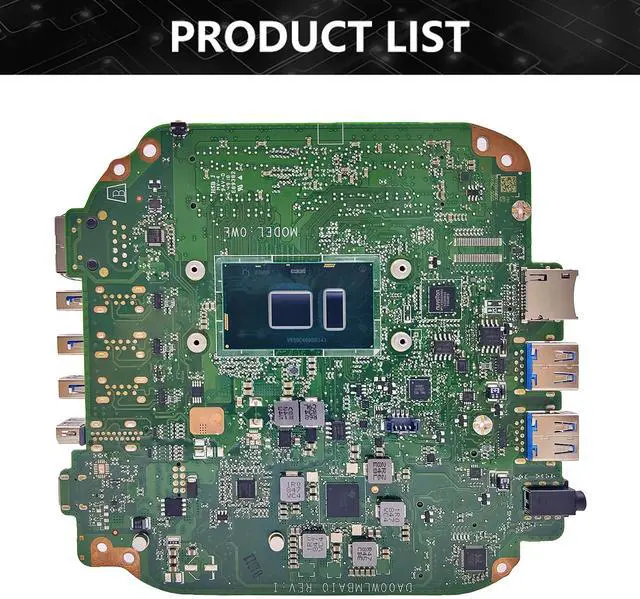 Alt view image 6 of 6 - Model7(UMA i3-7100)
For  Chromebox 3 Mainboard DA00WLMBAI0 CN65 With i3 i5 i7-7th 8th Gen CPU Motherboard ed OK VivoMini UN65H UN65