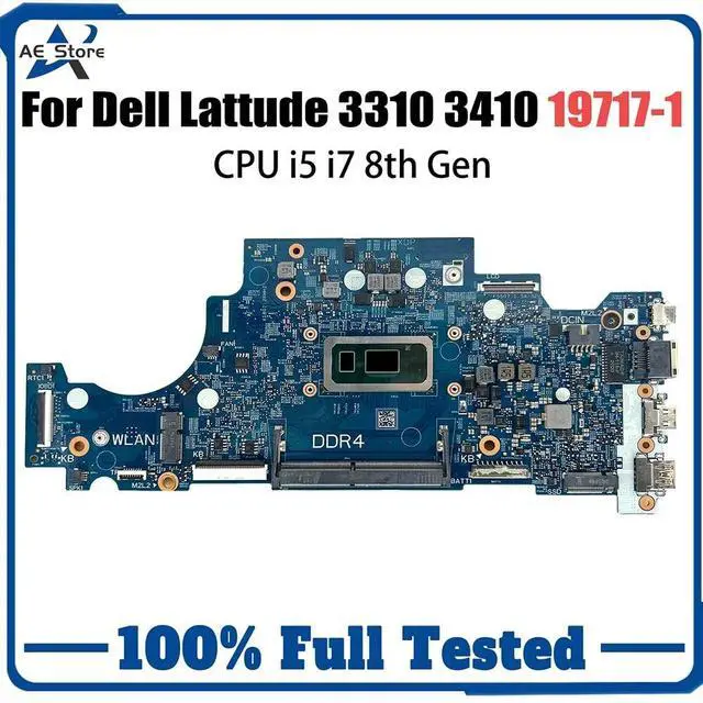 Main image of Model2(UMA 19717-1 I3-8145U)
For  Lattude 3310 Laptop Motherboard 19717-1 With 5405U i3-8145U I5-8265U 06D967 06D915 06C776 Notebook Mainboard Tested