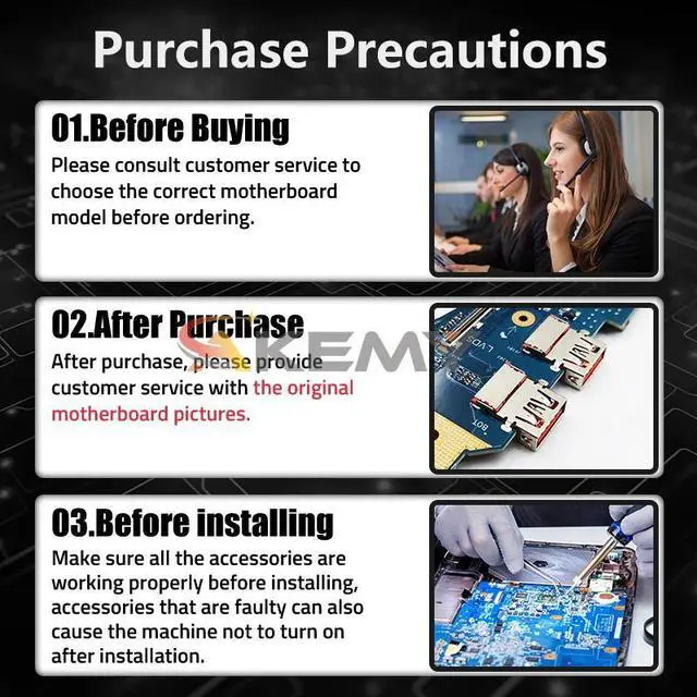 Alt view image 2 of 6 - Model3(UMA I5-5200U)
For  Latitude E5450 5450 ZAW70 Laptop Motherboard LA-A901P CN-0X4VXX 0X4VXX 00J6V1 0C7K68 07YWD9 0X7Y92 Notebook Mainboard