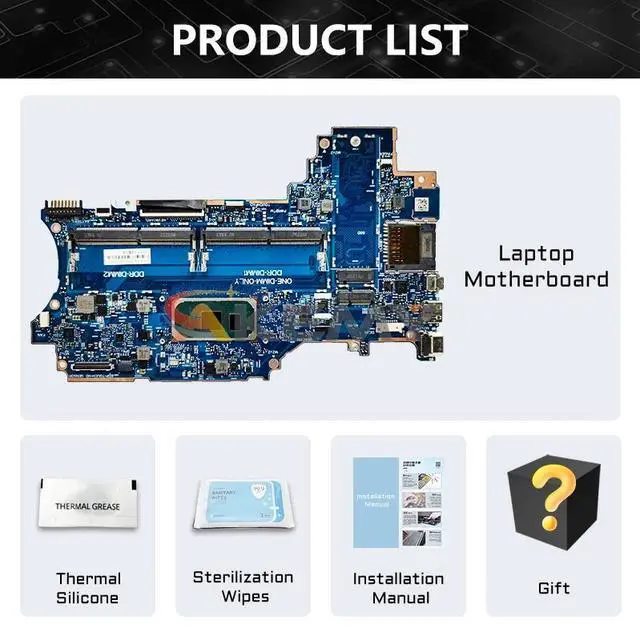 Alt view image 6 of 6 - Model2(UMA I3-1005G1)
For  Higerformance Mainboard 6050A3156701 Laptop Motherboard X360 14-DW 14M-DW CPU i3 i5 i7 ed