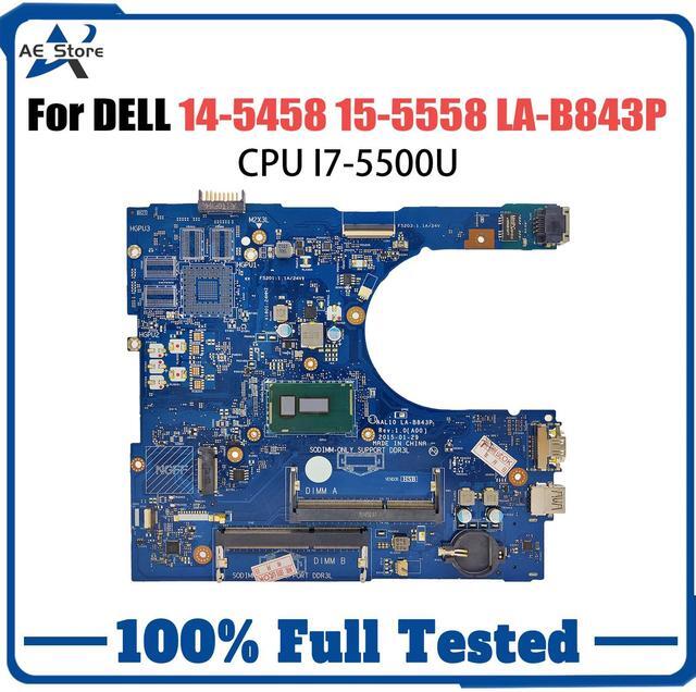 Main image of Model2(I7-5th)
For  Inspiron 5458 5558 5758 Laptop Motherboard LA-B843P i3 i5 4/5th 04RYMR 0PPD60 GPU VGA OR HDMI Mainboard Latitude 3420
