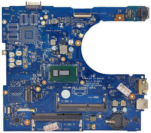 Alt view image 3 of 6 - Model2(I7-5th)
For  Inspiron 5458 5558 5758 Laptop Motherboard LA-B843P i3 i5 4/5th 04RYMR 0PPD60 GPU VGA OR HDMI Mainboard Latitude 3420