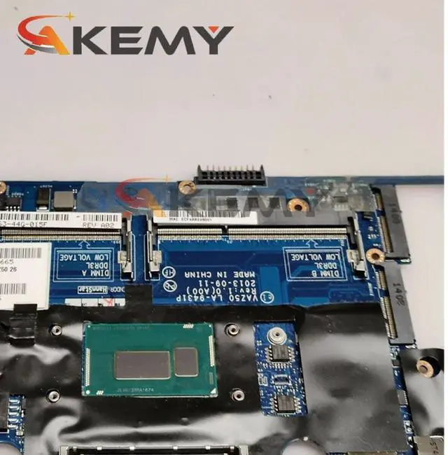 Alt view image 4 of 5 - Model1(UMA I7-4600)
For  Latitude E7240 7240 Laptop Motherboard CN-0K3P5K 0K3P5K I5-4300U LA-9431P SR1ED DDR3 Notebook Mainboard Tested