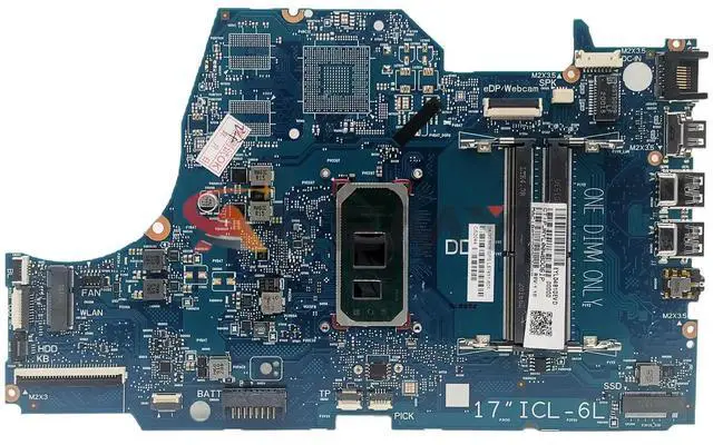 Alt view image 3 of 6 - Model1(UMA I5-1035G1)
For  17-BY Laptop Motherboard 6050A3168901 i3 i5 i7 10th Gen MX330 2G L87450-601 L87451-601 L87453-601 Mainboard ProBook