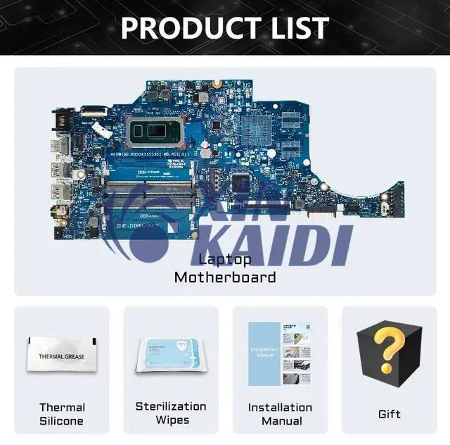 Alt view image 4 of 6 - Model2(UMA I3-8145U)
For  Pavilion 240 G7 14-CK 14-CF Laptop Motherboard 6050A3155301-MB-A01  OK Pavillion 6050A3155301 Laptop Mainboard