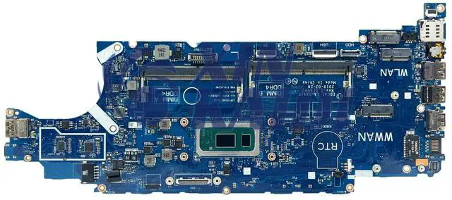 Alt view image 2 of 6 - Model4(UMA i7-8665U)
For  Latitude 5400 Laptop Motherboard LA-G891P 03CY3R 052T0R I5-8265U i7-8665U Notebook Mainboard ed OK