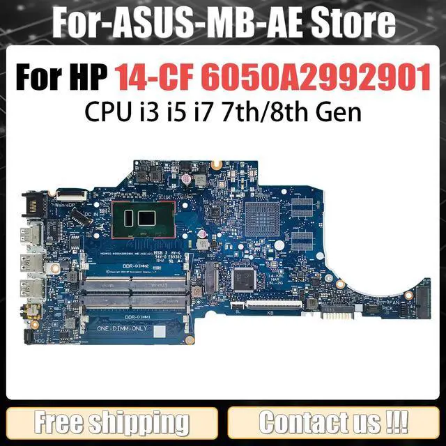 Alt view image 2 of 6 - Model1(UMA 4417U)
For  ThinkPad P50S T560 Laptop Motherboard 15202-2 I5-6200U I5-6300U I7-6600U 01AY300 01AY304 01AY312 Mainboard Thinkpad
