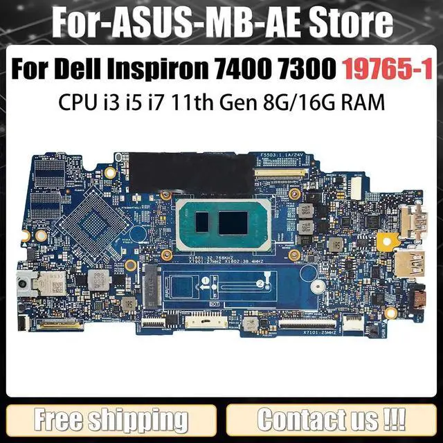 Main image of Model10(I5-1135G7 MX350 16GB)
For  Higerformance Inspiron 7400 7300 Vostro 5301 MainboardLaptop Motherboard CPU i3 i5 i7 8GB RAM ed