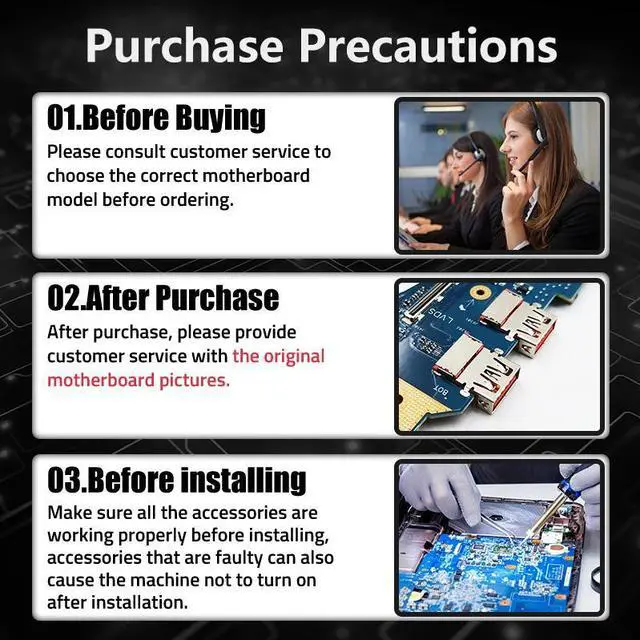 Alt view image 4 of 6 - Model1(4G i3-6100U)
Q304UA Laptop Motherboard For  Q304U Q304UAK Mainboard With I3-6100U/7100U I5-6200U/7200U I7-6500U/7500U 4GB 100% Working