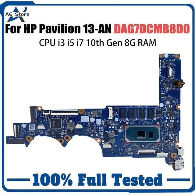Main image of Model1(UMA 15-1035G1 8GB)
For  Pavilion 13-AN tpn-q214 Laptop Motherboard DAG7DCMB8D0 i7-1065G7 With RAM Notebook Mainboard ed OK