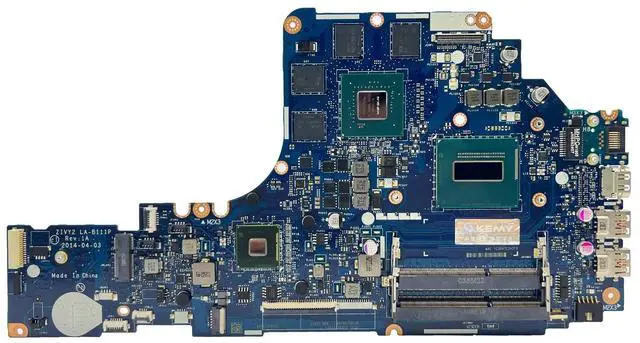 Alt view image 3 of 6 - Model6(GT850 V4G I7 17inch)
For  Thinkpad Y50-70 Motherboard LA-B111P ZIVY2 I7-4720HQ I5-4210H GTX960M N16P-GX-A2 Mainboard DDR3 Test Y50 18796-2