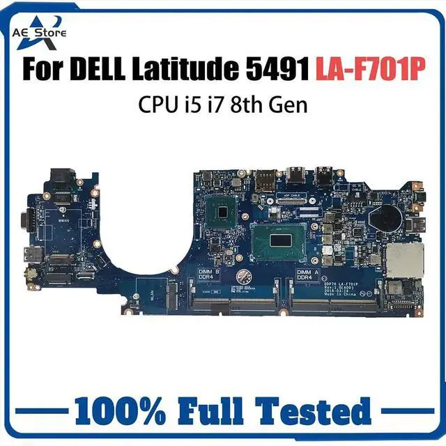 Main image of Model2(UMA I5-8300H)
For   LA-F701P Mainboard LA-F701P DDP70 Laptop Motherboard Inspiron 5491 i3 i5 i7 ed