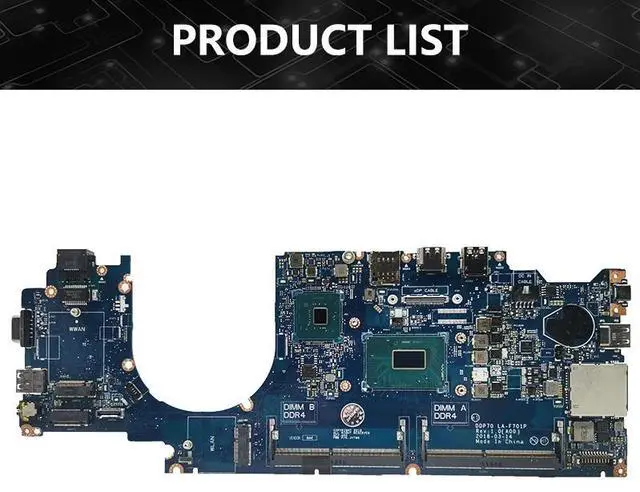 Alt view image 6 of 6 - Model2(UMA I5-8300H)
For   LA-F701P Mainboard LA-F701P DDP70 Laptop Motherboard Inspiron 5491 i3 i5 i7 ed