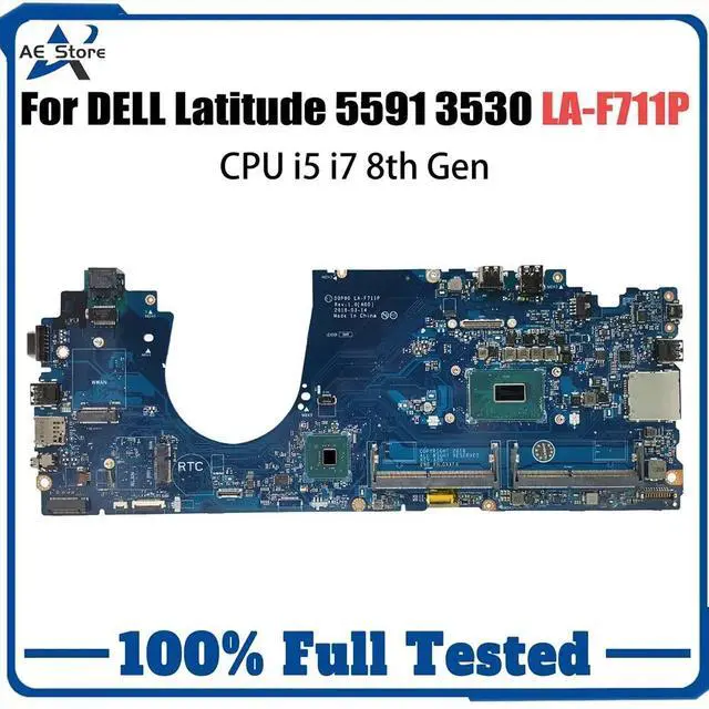 Main image of Model1(UMA I5-8400)
For  Latitude 15 5591 3530 Laptop Motherboard LA-F711P DDP80 0H2V6K 0DMR52 04MVFR 084F85 00H37N I5 I7 Mainboard ed