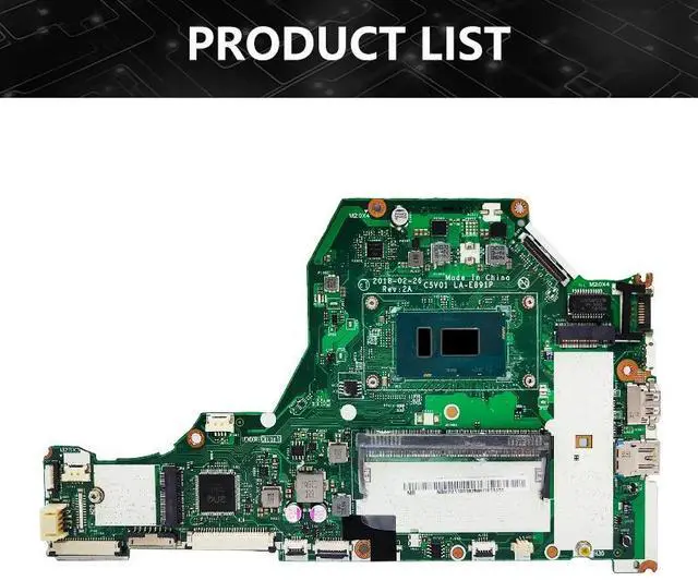 Alt view image 6 of 6 - Model1(UMA-I5-7200U-4G)
For  ET2230 Computer Motherboard ET2230I GT820 Comprehensive  Aspire A515-51 A515-51G LA-E891P