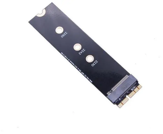 Alt view image 4 of 6 - M2 SSD Adapter M.2 PCIE NVME SSD Converter Card for Apple Macbook Air Pro 2013 2014 2015 2017 Year A1465 A1466 A1398 A1502 A1419