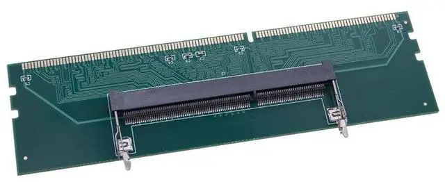 Alt view image 2 of 6 - :(DDR4 RAM Connector)
DDR3 DDR4 DDR5 to SO-DIMM Adapter Connectors Laptop RAM Memory DDR3/4/5 Sodimm to Dimm Riser 240pin 288pin DIMM Card for Desktop