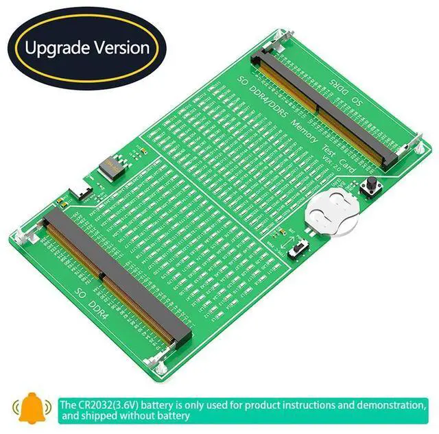 Main image of Laptop SO DDR4 DDR5 Memory RAM Test Card Diagnosis Adapter PCB Circuit Tester Tool with LED for Laptop Computer DDR4 DDR5 Memory