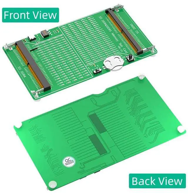 Alt view image 2 of 6 - Laptop SO DDR4 DDR5 Memory RAM Test Card Diagnosis Adapter PCB Circuit Tester Tool with LED for Laptop Computer DDR4 DDR5 Memory