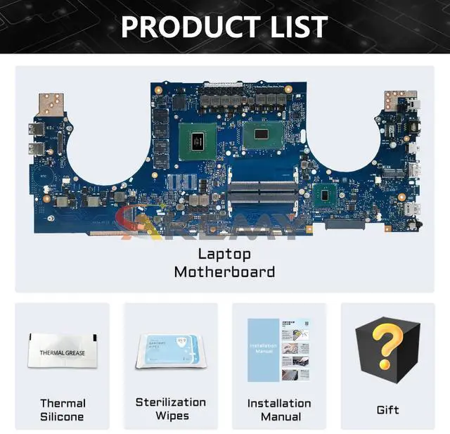 Alt view image 6 of 6 - Model9(GTX1080 i7-6880HK)
For  ROG Strix S7VT S7V GL702 GL702V Motherboard I7 i5 GL702VM GL702VS GL702VT GL702VR GL701V GL703V GL702VD GL702VL GL702VT