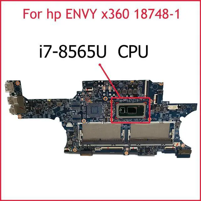 Main image of Model4(DIS I7-10210U)
For  X360 15-DR TPN-W142 Laptop Motherboard 18748-1 i5 i7 8/10th Gen L63885-601 L53569-601 L53568-601 Notebook Mainboard Envy