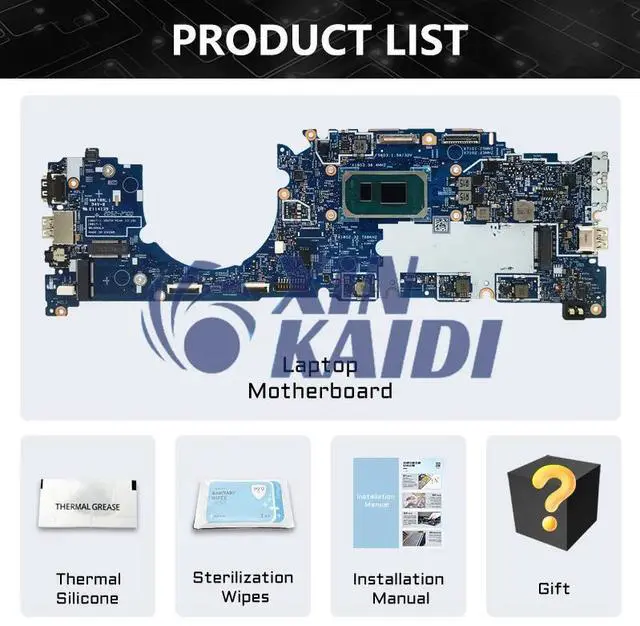 Alt view image 6 of 6 - Model6(UMA I7-1185G7 8GB)
For  Latitude 5320 Laptop Motherboard 19817-1 i5-1145G7 i7-1185G7 RAM 16G 0Y7GXY 01T1MD 0DFNFK 07W14 Notebook Mainboard