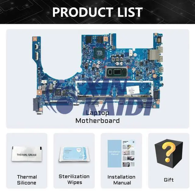 Alt view image 6 of 6 - Model4(I5-8th MX250 V2G)
For  X556UV X556U X556UQ X556URK X556UF A556U X556UQK Mainboard X556UJ I3 I5 I7 DDR4/DDR3 Envy 17-CE 18795-1 ed