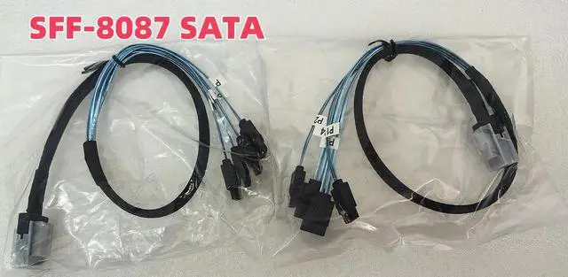 Alt view image 6 of 6 - LSI 9207-8i /  9205-8I 6Gbs SAS HBA P20 IT Mode For ZFS FreeNAS unRAID + 2* SFF-8087 to 4 SATA Cable