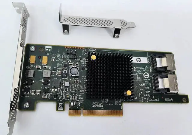 Alt view image 5 of 6 - LSI 9207-8i /  9205-8I 6Gbs SAS HBA P20 IT Mode For ZFS FreeNAS unRAID + 2* SFF-8087 to 4 SATA Cable