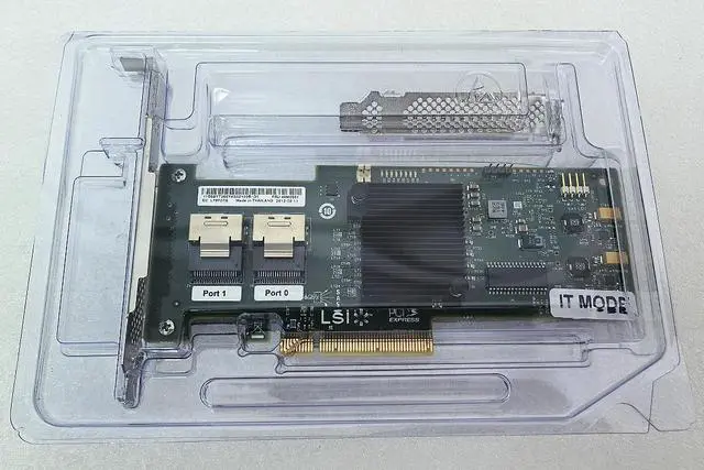 Alt view image 5 of 6 - LSI 9220-8i 6Gbps SAS HBA FW:P20 9211-8i IT Mode ZFS FreeNAS unRAID+ SFF 8087-SATA*2