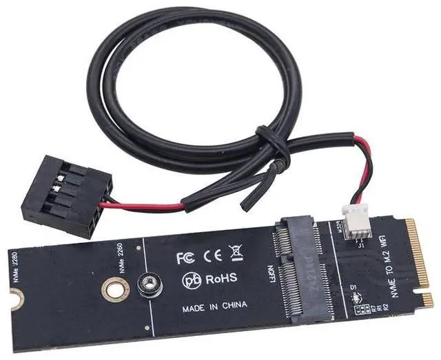 Main image of NVME M Key to M.2 WiFi Key E Adapter Converter Expansion Card Riser for PCI-E Protocol M2 WiFi Key E/A+E Wireless Network Module